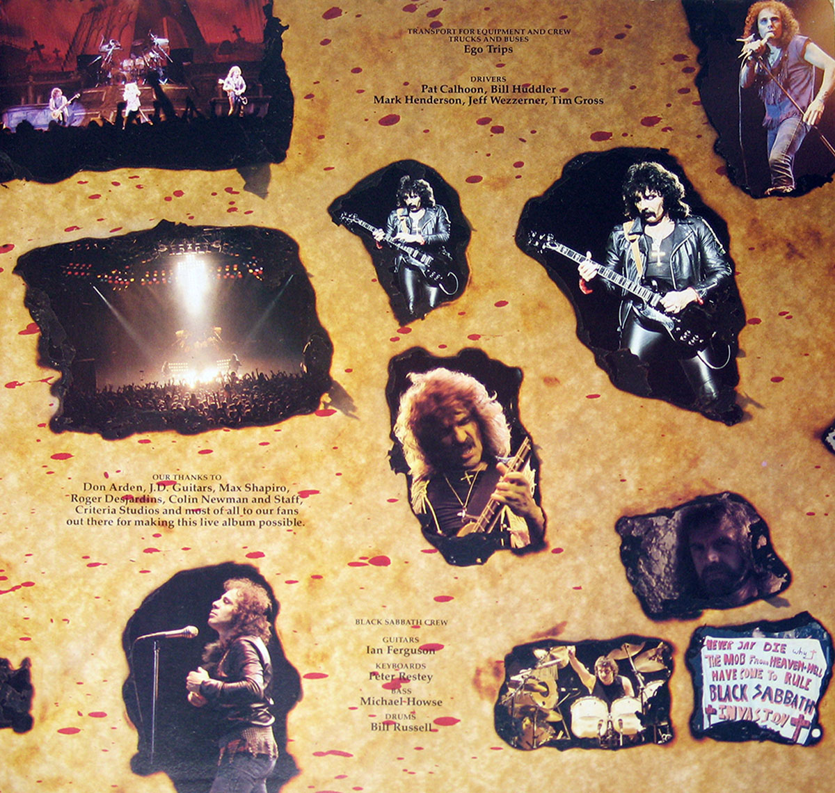High Resolution Photo black sabbath live evil 2lp germany 